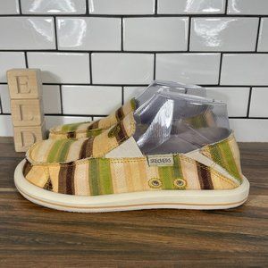 Skechers Cali Women's Size 6 Shoes Multicolor Striped Tantric Comfort Loafer